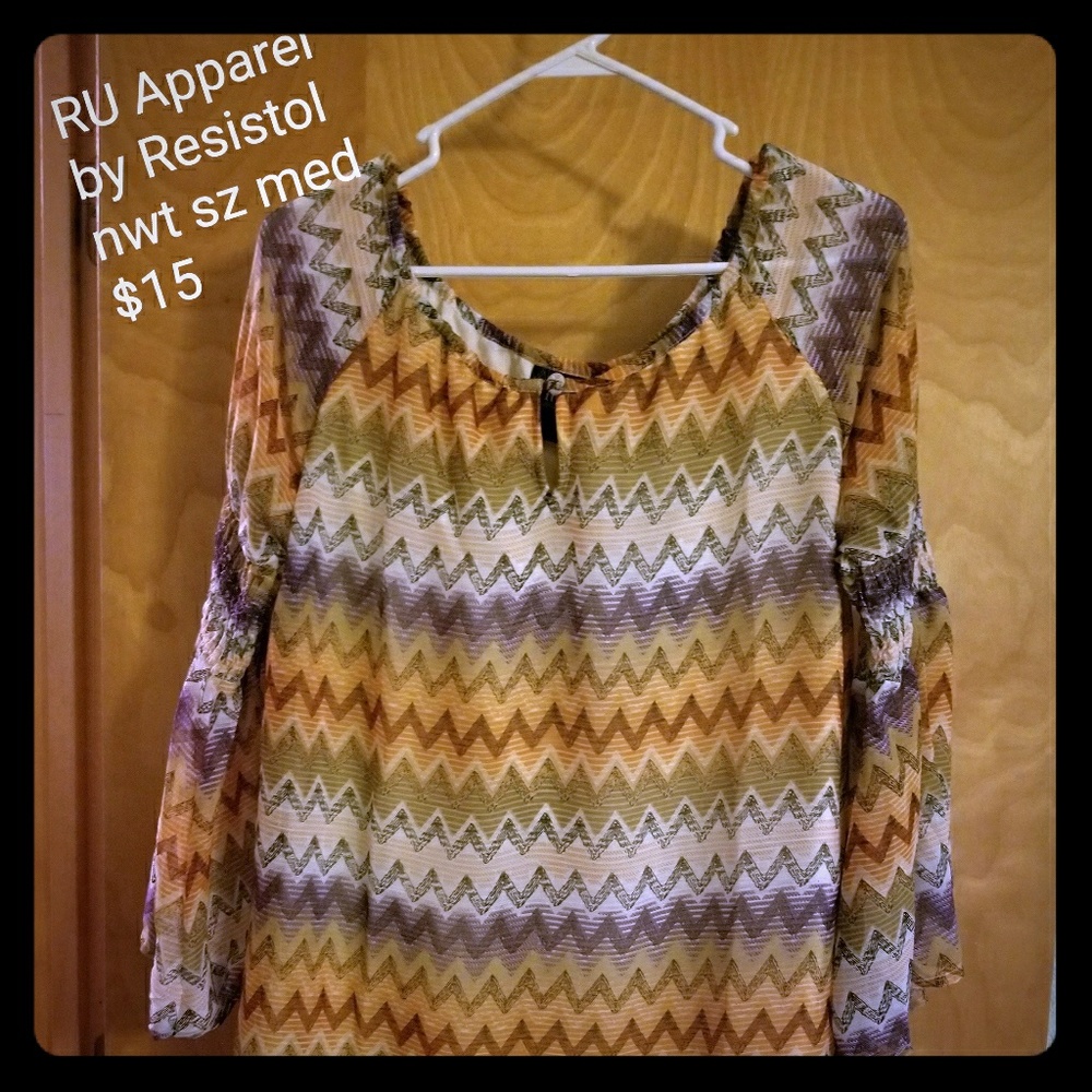 Nwt tunic RU Apparel by Resistol